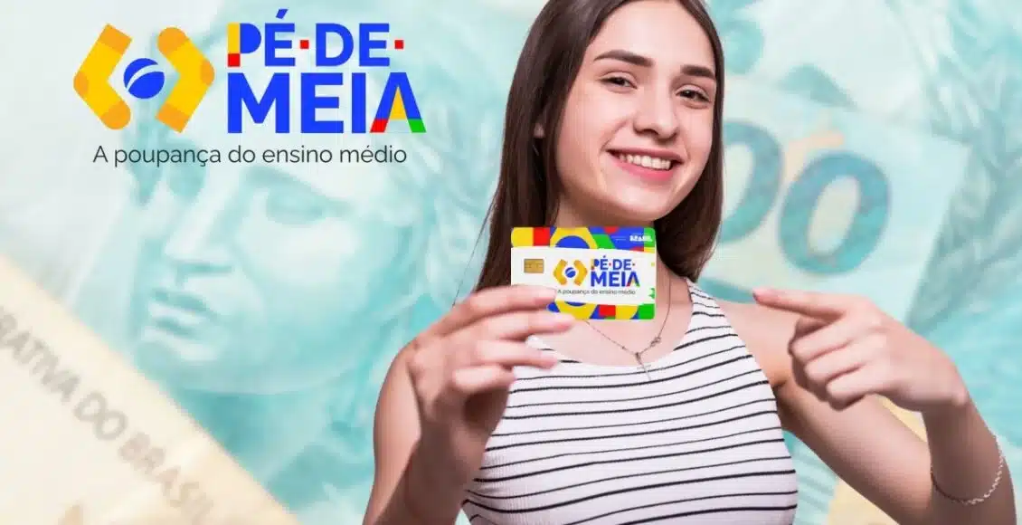 Estudantes podem sacar R$ 200 do Pé‑de‑Meia em julho e incentivo continua