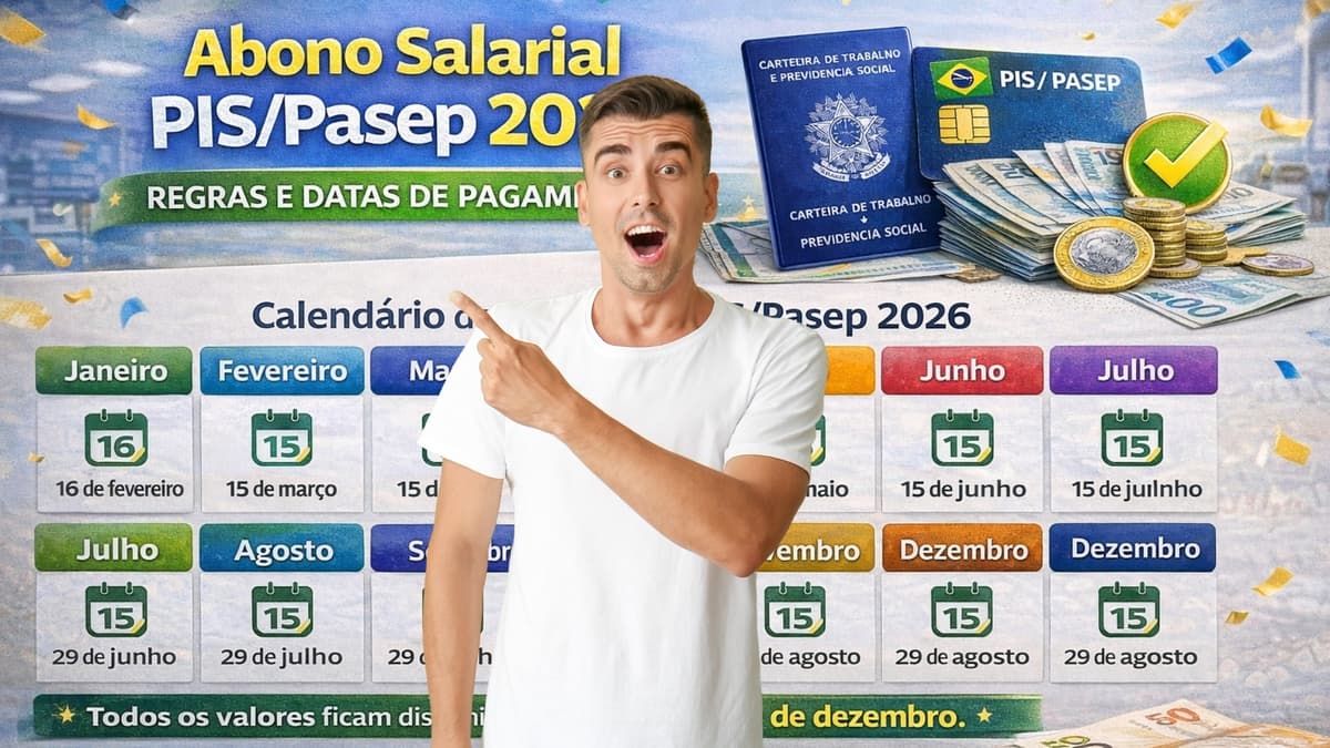 PIS/Pasep 2026: veja datas conforme mês de nascimento