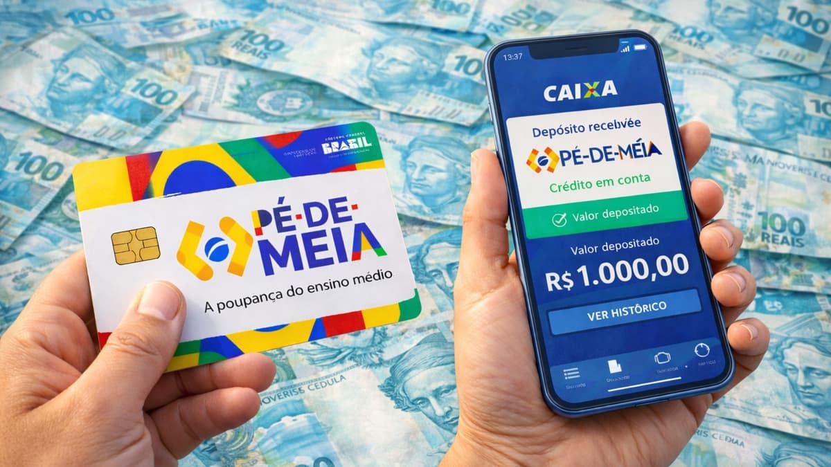 Pé-de-Meia faz novo pagamento nesta terça-feira