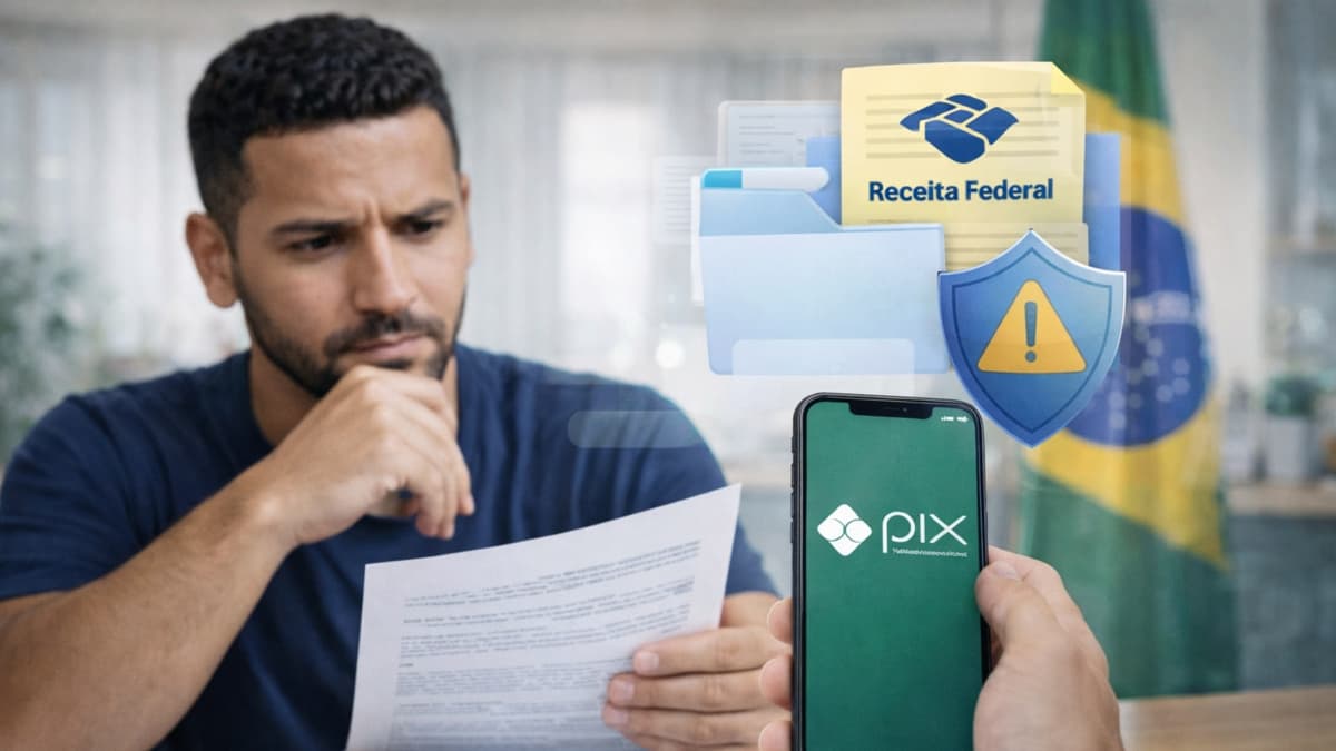 Receita explica quais valores de Pix entram no IR 2026