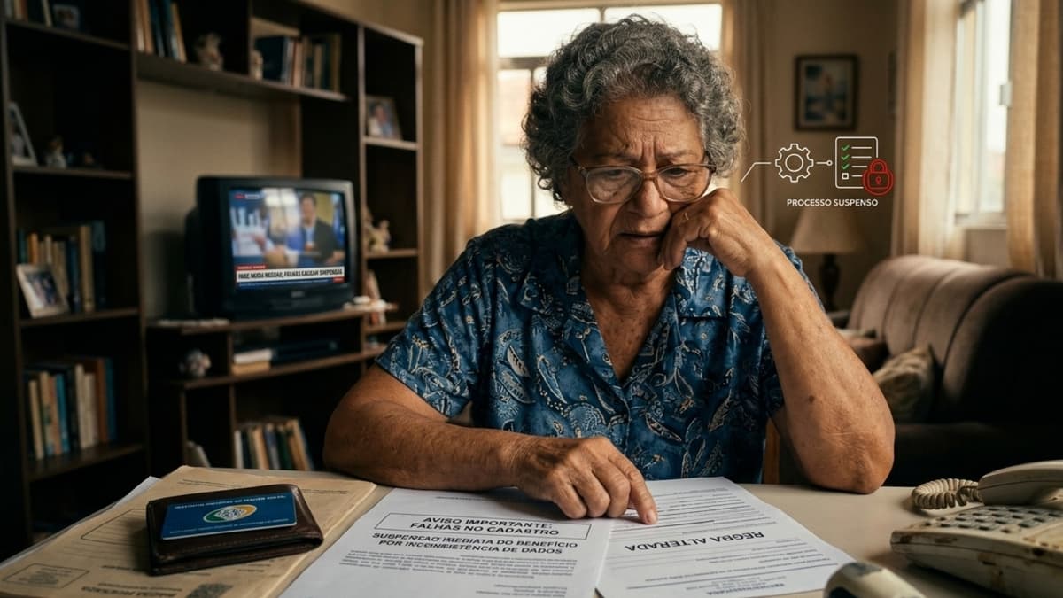 Aposentadoria suspensa por biometria não atualizada: o que fazer