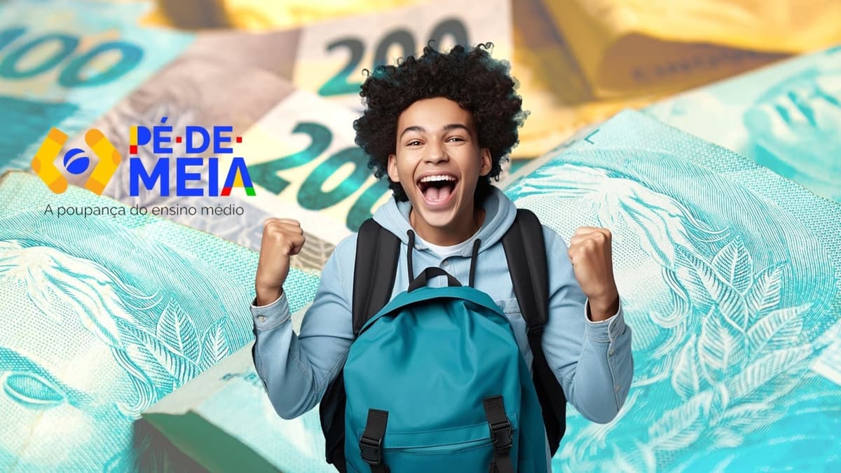 Alunos contemplados pelo Pé-de-Meia recebem R$ 200 hoje; confira se você está na lista
